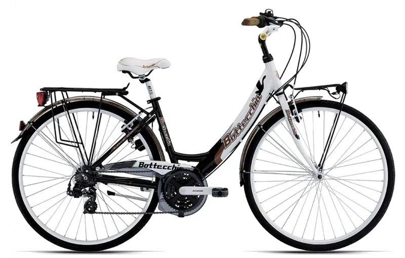 White top city bike